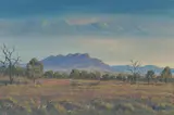 Jack Absalom, Werralpa Range, 1984, Oil on Canvas Board