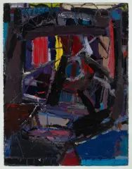 Paul Higgs, Easter Island, 1982, Acrylic on Paper