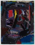 Paul Higgs, Easter Island, 1982, Acrylic on Paper