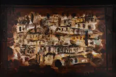 David Rankin, Jerusalem Night I, 1989, Oil on Linen
