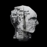 Head I by William Kentridge, 2007, Lithography, Letterpress, Scanned Book Pages, Hand Colouring and Chine Colle on Stained Wooden Stand (ed. 21/25), sold Nov 2023