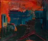Margo Lewers, Distroyed, Oil on Board
