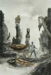 James Gleeson, Appearances are but Limitations of Hidden Realities, 1976, Mixed Media on Paper