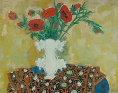 Frederick Arthur Jessup, Pavots, 1965, Oil on Canvas