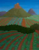Anne Graham, Glass House Mountains [Qld], 1987, Oil on Canvas