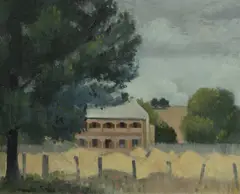 Jack Carington Smith, Country Estate, 1943, Oil on Canvas