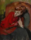 William Pidgeon, Portrait of Sylvia McGeachy, Oil on Board