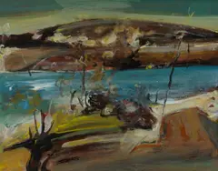 Autumn Forms by Reinis Zusters, Oil on Board, offered Oct 2023