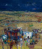 Louis James, Untitled, 1964, Mixed Media on Paper