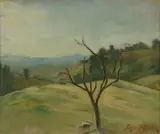 Justin O'Brien, Sheep in a Pastoral Landscape, 1937, Oil on Board