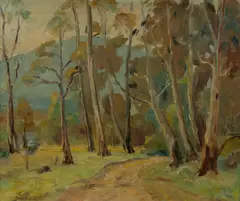 Lina Bryans, Bush Track, Oil on Canvas on Board