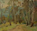 Lina Bryans, Bush Track, Oil on Canvas on Board