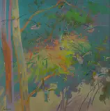 William Salmon, Spring - Birds, Oil on Canvas