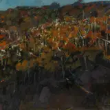 Slant of Light on Summer Afternoons by Margaret Woodward, Oil on Board, offered Oct 2023