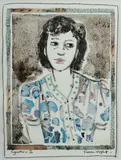 Susan Wright, Cynthia II, Monotype & Collage