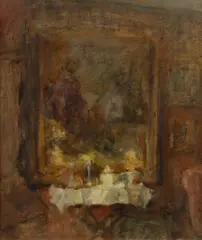 Alice Marion Ellen Bale, Interior, Oil on Canvas
