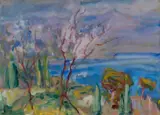 John Peter Russell, Blossom Time, Liguria, 1920, Unsigned, but authenticated verso in pencil by John A Russell, the artist's grandson