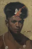 Alan Douglas Baker, Api Hure, Hood Point Hula [Papua], 1944, Oil on Board