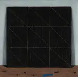 Dale Hickey, Measuring It, 1992, Oil Pastel on Paper