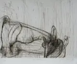 John Olsen, The Bath, 1994, Etching A/P