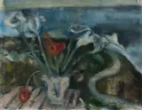 Judy Cassab, Poppies and Calla Lilies