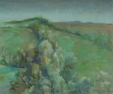 Jean Appleton, The Hill, Oil on Linen
