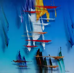 Ben Stack, New Worlds, Acrylic on Canvas