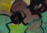 Brian Hartigan, Untitled, 1986, Oil on Aquabee Canvaskin Paper