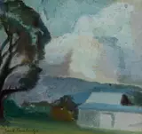 Enid Helen Gray Cambridge, Storm Clouds, Oil on Canvas