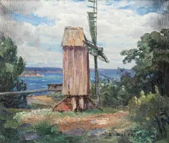 Santeri Salokivi, Windmill in the archipelago, oil