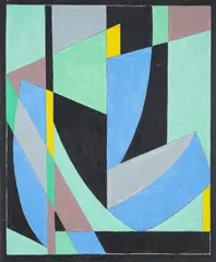 Untitled by Göran Augustson, gouache, sold Feb 2026