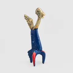Veikko Myller, Untitled, partly painted bronze
