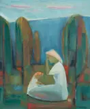 Nikolai Lehto, Alakuloinen päivä (A blue day), oil