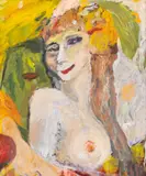Åke Mattas, Woman, oil