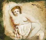 Unto Koistinen, Woman, oil