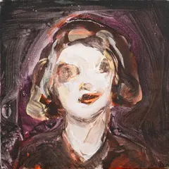 Anna Tuori, Hoitajia ja potilaita (Nurses and patients), oil