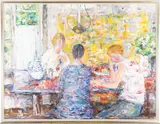 Tapani Raittila, By the table, oil