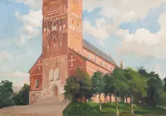 Albert Edelfelt, Turku Cathedral, oil