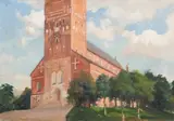 Albert Edelfelt, Turku Cathedral, oil