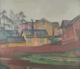 Ilmari Aalto, Häviävä Helsinki (Passing Helsinki), oil