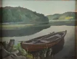 Jalmari Ruokokoski, A Lake landscape, oil
