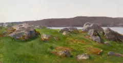 Eero Järnefelt, Shore landscape, oil
