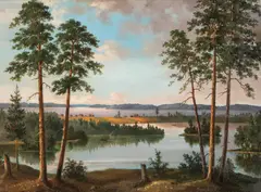 Lennart Forsten, Landscape, oil