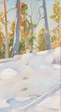 Pekka Halonen, Winter in March, oil
