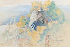 Lennart Segerstråle, Eagle, watercolour