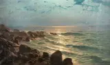 Eugen Taube, Sea landscape, oil