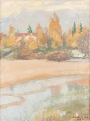 Pekka Halonen, Shoreline, oil
