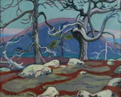 Carl (Nyman) Wargh, Landscape, oil