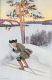 Väinö Blomstedt, Skier, oil