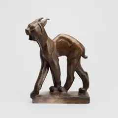 Jussi Mäntynen, Walking lynx, bronze